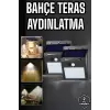 Solar Lamba Giriş, Bahçe Yol Avlu Hareket Sensörlü Led Parlak Gece Su Geçirmez