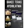 Solar Lamba Giriş, Bahçe Yol Avlu Hareket Sensörlü Led Parlak Gece Su Geçirmez