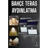 Solar Lamba Giriş Bahçe Yol Avlu Hareket Sensörlü Led Parlak Gece Su Geçirmez
