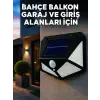 Solar LED Bahçe Aydınlatma Lambası 3 Işık Modlu Sensörlü Duvar Tipi Dış Mekan