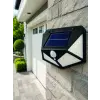 Solar LED Bahçe Aydınlatma Lambası 3 Işık Modlu Sensörlü Duvar Tipi Dış Mekan