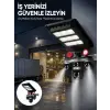 Solar Panelli 3 Lens Dış Mekan Güvenlik Kamerası Hareket Algılamalı LED Aydınlatmalı