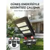 Solar Panelli Akıllı Güvenlik Kamerası LED Projektörlü