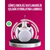Solar ve USB Şarjlı Su Geçirmez Katlanabilir LED Lamba