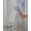 Spiral Hortumlu 4 Kademeli El Duşu Seti Duvar Askılı Banyo Duş Başlığı