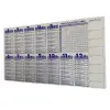 Statik Akıllı Kağıt Ingilizce Çarpım Tablosu 100x56 Cm(1 Adet Silgili Kalemli) Bx40