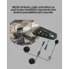 Su Geçirmez BT22 Bluetooth Kask Kulaklığı GPS ve Müzik Uyumlu