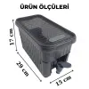 Su ve Meşrubat Sebili - Buzdolabı Uyumlu - Musluklu - Kapaklı