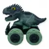 Sürtmeli Dinazor Arabalar  cm - H-20 - Stegosaurus - Yeşil - 1 ADET