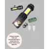 Suya Dayanıklı 4 Modlu Mini LED El Feneri