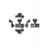 TA-01 Siyah 1080p Araç içi 3 Kameralı Lcd Ekranlı Gece Görüşlü , G-sensör , Geri Görüş Kamera