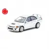 Tarmac Works 1/64 Mitsubishi Lancer GSR Evolution IV Silver with Tarmac Cards