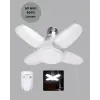 Tasarruflu Pervane LED Ampül 4 Kollu 60 Watt Geniş Alan Aydınlatma