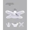 Tasarruflu Pervane LED Ampül 4 Kollu 60 Watt Geniş Alan Aydınlatma