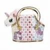 Taşıma Çantalı Peluş Unicorn Lou Lou