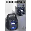 Taşınabilir Bluetooth Hoparlör Led Işıklı Uzun Pil Ömrü