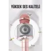 Taşınabilir Bluetooth Karaoke Mikrofon: Hafıza Kart Girişli, Etkileyici Performans