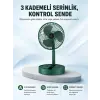 Taşınabilir Katlanabilir Mini Fan 3 Kademeli Şarj Edilebilir