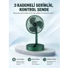 Taşınabilir Katlanabilir Mini Fan 3 Kademeli Şarj Edilebilir