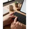 Taşınabilir Mini Bluetooth Klavye Şarjlı Kablosuz Klavye