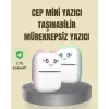 Taşınabilir Mini Termal Yazıcı 200 DPI Bluetooth Bağlantılı