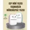 Taşınabilir Mini Termal Yazıcı 200 DPI Bluetooth Bağlantılı