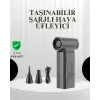 Taşınabilir Şarjlı Güçlü Hava Üfleme Aleti Çok Yönlü Kullanım