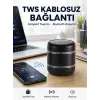 Taşınabilir Silindir Tasarım Bluetooth 5.0 Hoparlör Yüksek Bas Performanslı Yeni Nesil