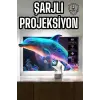 Taşınabilir Sinema Oyun Projektörü Akıllı Projeksiyon Android 11 Yeni Nesil