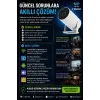 Taşınabilir sinema projektörü Bluetooth Android 11 akıllı projeksiyon wifi beyaz