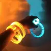 Tcu Led Işıklı Baskı Yapılabilen Pilli Bileklik Bilezik 1,5 cm Genişlik