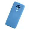 Tecno Camon 16 Kılıf Nano İçi Kadife Silikon - Mavi