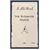 Tek Kelimelik Sözlük