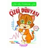 Tekrar Çiz Çizgi Dünyası (Çizerim-Silerim) - Kalem Hediyeli