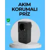 Termal Korumalı Priz Otomatik Çocuk Kilidi 4 USB Type C