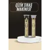 Tıraş Makinesi Şarjlı Çizik Tıraş Paslanmaz Çelik Bıçaklı 4 Taraklı