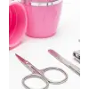 Tırnak Bakım Manikür Pedikür Seti 4 Parça Pembe Minimal ve Dayanıklı