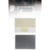Touchpad Tüm Cihazlara Uyumlu Bluetooth Klavye Touchpad Slim Kablosuz Wifi Q Klavye
