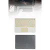 Touchpad Tüm Cihazlara Uyumlu Bluetooth Klavye Touchpad Slim Kablosuz Wifi Q Klavye