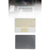 Touchpad Tüm Cihazlara Uyumlu Bluetooth Klavye Touchpad Slim Kablosuz Wifi Q Klavye