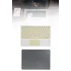 Touchpad Tüm Cihazlara Uyumlu Bluetooth Klavye Touchpad Slim Kablosuz Wifi Q Klavye