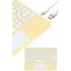 Touchpad Uyumlu Bluetooth Klavye Slim Kablosuz Wifi Q Klavye