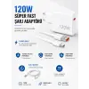 Turbo 120W Hızlı Şarj Cihazı Type-C Kablolu