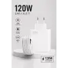 Turbo Hızlı Şarj Destekli 120W USB-C Şarj Seti
