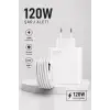 Turbo Hızlı Şarj Destekli 120W USB-C Şarj Seti