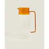 Turuncu Detaylı Cam Sürahi 1600 ml