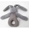  Tutmalı Peluş Mini Tavşan 842 Gri