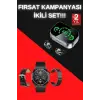 TWS Bluetooth Kulaklık ve Akıllı Saat Uyku Takibi Nabız Ölçer Uzun Pil Ömrü