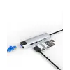 Type C Çoklu Port Hub 8 Port USB HDMI SD Kart Ethernet Adaptör