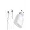 Type-C Hızlı Şarj Özellikli Cihazı USB-C Kablo Dahil